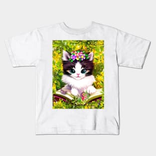 Cute and Funny Cat Kids T-Shirt